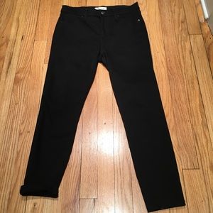 Madewell 9” High Rise Black Skinny Jeans